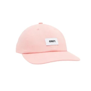 Obey Bold Label 6 Panel Dusty Rose