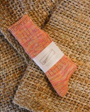Anonymous Japan Socks 5-Color Mix Pink/Orange