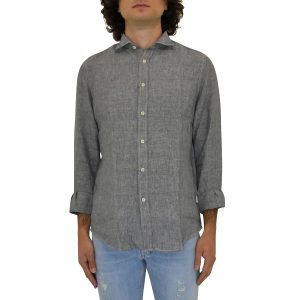 Portofiori Geranio Camicia Lino Antracite