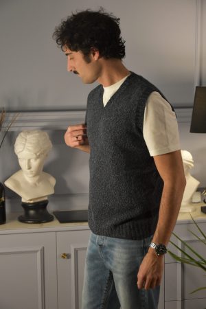 Filidoro 14503 Gilet Moulinè Blue