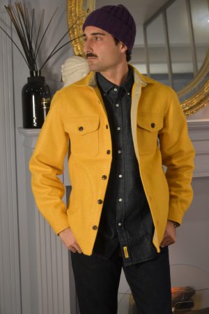 Chesapeake's Jackson Hole Overshirt Wool Yellow