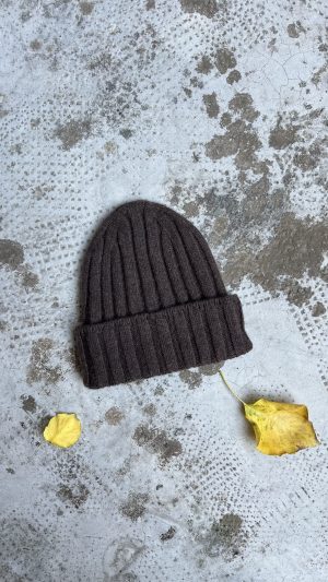 Bl'ker Beanie Puro Cashmere Marrone