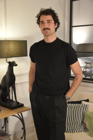 Filidoro T-Shirt 17003 Crepe cotone Nero
