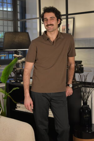 Bl'ker 2005 Polo Capri Piquet Brown