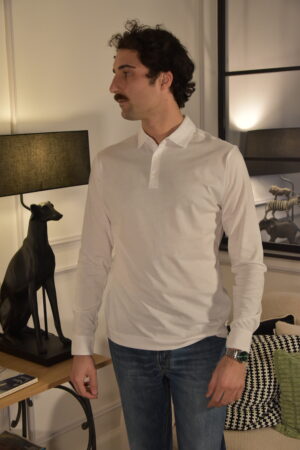 Filidoro 17101 Polo Supima Bianco