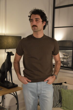 Filidoro T-Shirt 17003 Crepe cotone Moro