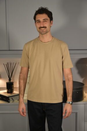 Filidoro 2210 T-Shirt Cotone Fiammato Fango