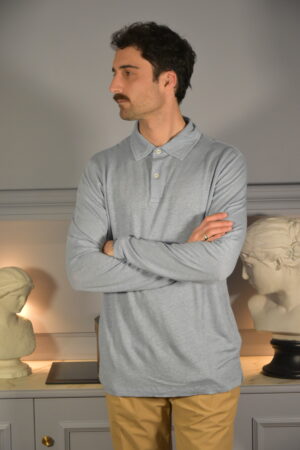 Polo Hartford Lino Bleach Blue