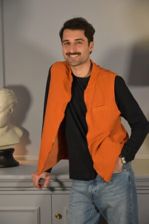 Bl'ker Bear Vest Orange