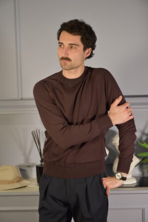 Filidoro Maglia Taglio Felpa Chocolate