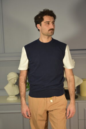 Filidoro Gilet Paricollo Navy