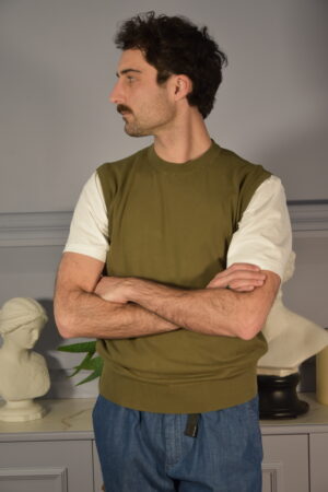 Filidoro Gilet Paricollo Army Green