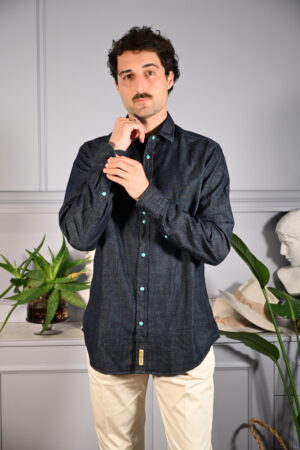 BD Baggies Camicia Bradford in Denim Scuro Texana