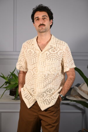Portuguese Flannel Camicia Eye Crochet